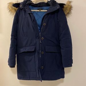 Nordic Parka Navy Blue With Lighter Blue Lining